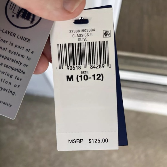 NWT-Polo Ralph Lauren full zip fleece kids size medium 10-12 olive - Picture 5 of 7